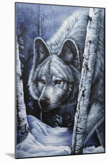 White Wolf-Jenny Newland-Mounted Giclee Print