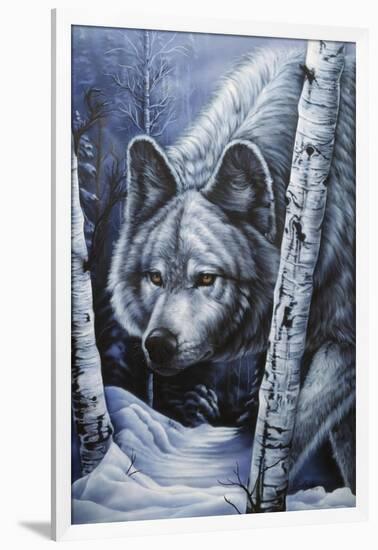 White Wolf-Jenny Newland-Framed Giclee Print