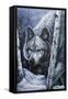 White Wolf-Jenny Newland-Framed Stretched Canvas
