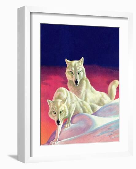 "White Wolves," March 8, 1941-Jack Murray-Framed Giclee Print