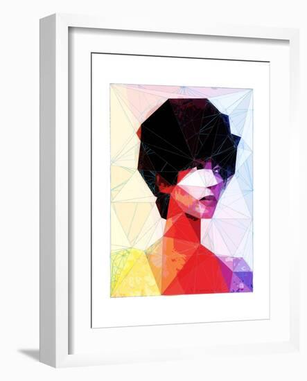 White Woman-Enrico Varrasso-Framed Art Print