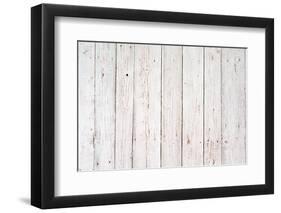 White Wood Texture Background-adistock-Framed Photographic Print