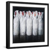 White Wrapped Wine, 2012-Lincoln Seligman-Framed Giclee Print