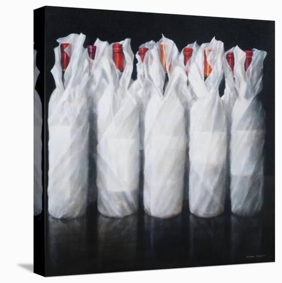 White Wrapped Wine, 2012-Lincoln Seligman-Stretched Canvas