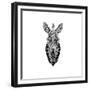 White Zebra Mesh-Lisa Kroll-Framed Premium Giclee Print