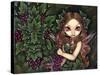 White Zinfandel:  Wine Fairy and Greenman-Jasmine Becket-Griffith-Stretched Canvas