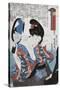 White-Utagawa Toyokuni-Stretched Canvas