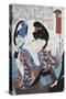 White-Utagawa Toyokuni-Stretched Canvas