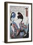 White-Utagawa Toyokuni-Framed Giclee Print