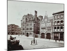 Whitechapel Fire Station, Commercial Road, Stepney, London, 1902-null-Mounted Photographic Print