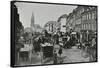 Whitechapel High Street, Looking East, 1890-null-Framed Stretched Canvas