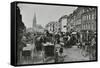 Whitechapel High Street, Looking East, 1890-null-Framed Stretched Canvas