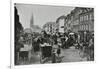 Whitechapel High Street, Looking East, 1890-null-Framed Photographic Print