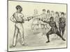 Whitechapel Way, a Fencing Class at the People's Palace, a Bout with the Foils-Charles Paul Renouard-Mounted Giclee Print