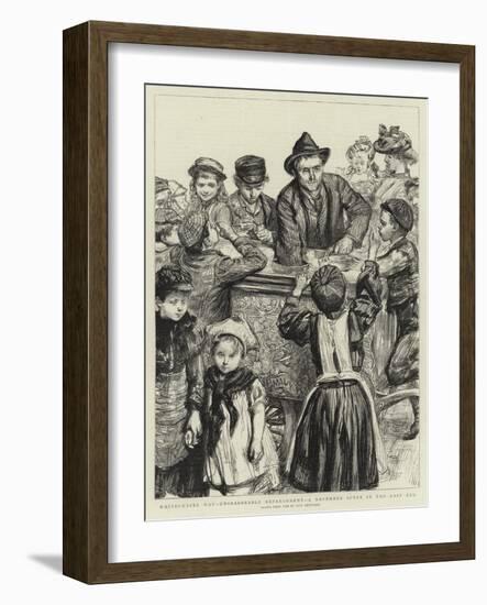 Whitechapel Way, Unseasonable Refreshment, a November Scene in the East End-Charles Paul Renouard-Framed Giclee Print