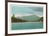 Whiteface Mountain, Lake Placid, New York-null-Framed Premium Giclee Print