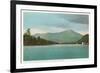 Whiteface Mountain, Lake Placid, New York-null-Framed Premium Giclee Print