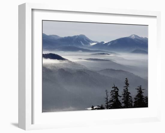 Whiteface Mountain Lake Placid Skiing Travel-David Duprey-Framed Premium Photographic Print