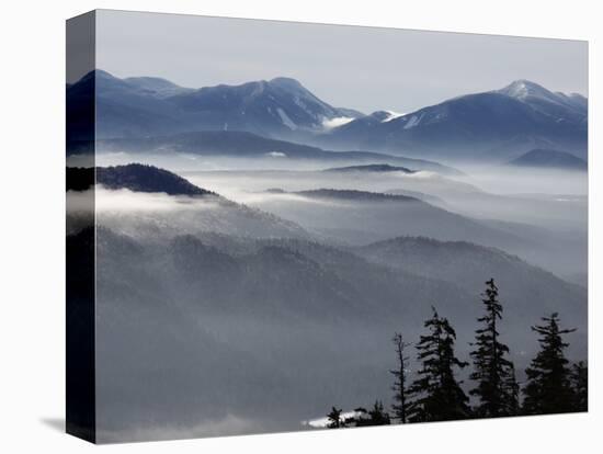 Whiteface Mountain Lake Placid Skiing Travel-David Duprey-Stretched Canvas