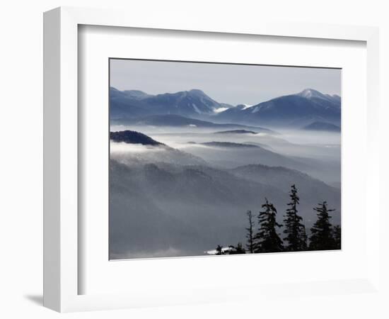 Whiteface Mountain Lake Placid Skiing Travel-David Duprey-Framed Photographic Print