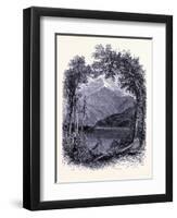 Whiteface Seen from Lake Placid United States of America-null-Framed Premium Giclee Print