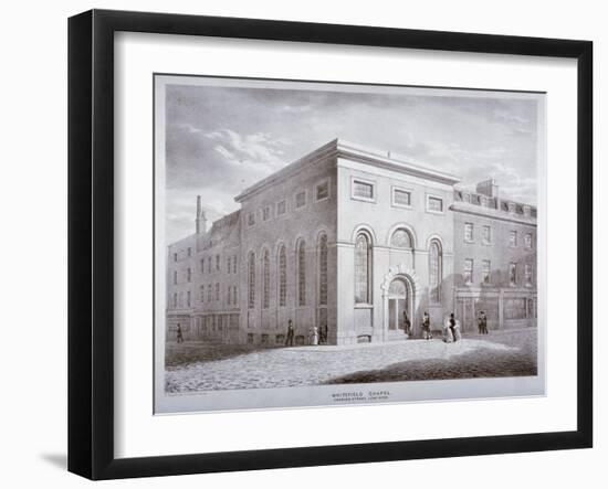 Whitefield Chapel on Charles Street, Westminster, London, C1841-George Scharf-Framed Giclee Print