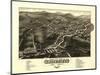 Whitefield, New Hampshire - Panoramic Map-Lantern Press-Mounted Art Print