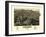 Whitefield, New Hampshire - Panoramic Map-Lantern Press-Framed Art Print