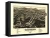 Whitefield, New Hampshire - Panoramic Map-Lantern Press-Framed Stretched Canvas