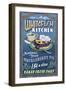 Whitefish, Montana - Huckleberry-Lantern Press-Framed Art Print