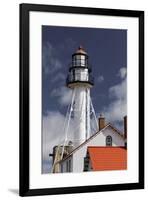 Whitefish Point Lighthouse, the oldest operating light on Lake Superior, Michigan-Adam Jones-Framed Premium Photographic Print