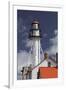 Whitefish Point Lighthouse, the oldest operating light on Lake Superior, Michigan-Adam Jones-Framed Photographic Print