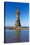 Whiteford Lighthouse, Whiteford Sands, Gower, Wales, United Kingdom, Europe-Billy Stock-Stretched Canvas