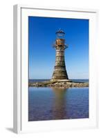 Whiteford Lighthouse, Whiteford Sands, Gower, Wales, United Kingdom, Europe-Billy Stock-Framed Photographic Print
