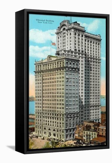 Whitehall Building, Battery Park-null-Framed Stretched Canvas