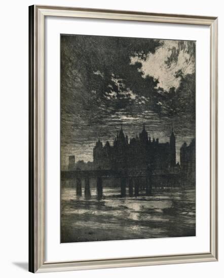 Whitehall Court, 1903. (1906-7)-Joseph Pennell-Framed Giclee Print