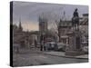 Whitehall, Early Afternoon, April-Tom Hughes-Stretched Canvas