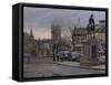 Whitehall, Early Afternoon, April-Tom Hughes-Framed Stretched Canvas