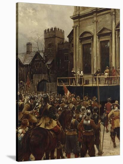 Whitehall: January 30th, 1649-Ernest Crofts-Stretched Canvas