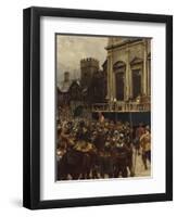 Whitehall: January 30th, 1649-Ernest Crofts-Framed Premium Giclee Print