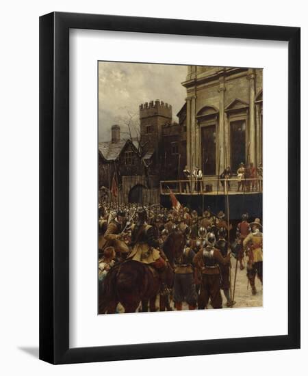 Whitehall: January 30th, 1649-Ernest Crofts-Framed Premium Giclee Print