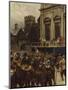 Whitehall: January 30th, 1649-Ernest Crofts-Mounted Premium Giclee Print