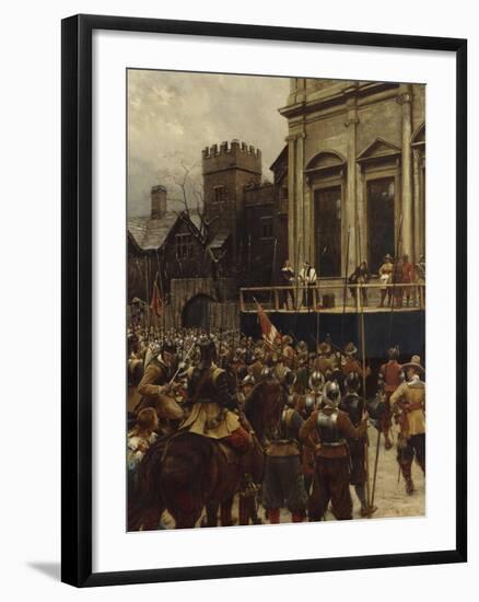 Whitehall: January 30th, 1649-Ernest Crofts-Framed Giclee Print