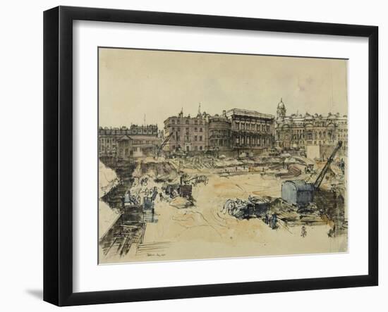 Whitehall Palace and Banqueting Hall-Lord Methuen-Framed Giclee Print