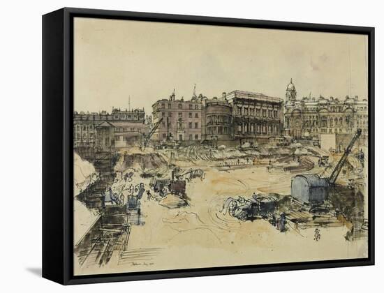 Whitehall Palace and Banqueting Hall-Lord Methuen-Framed Stretched Canvas