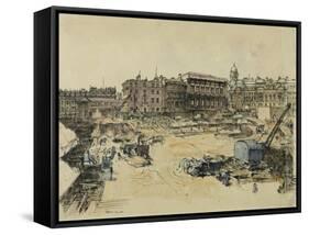 Whitehall Palace and Banqueting Hall-Lord Methuen-Framed Stretched Canvas