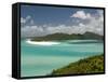 Whitehaven Beach and Hill Inlet, Whitsunday Island, Queensland, Australia, Pacific-Tony Waltham-Framed Stretched Canvas