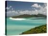 Whitehaven Beach and Hill Inlet, Whitsunday Island, Queensland, Australia, Pacific-Tony Waltham-Stretched Canvas