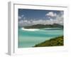 Whitehaven Beach and Hill Inlet, Whitsunday Island, Queensland, Australia, Pacific-Tony Waltham-Framed Photographic Print