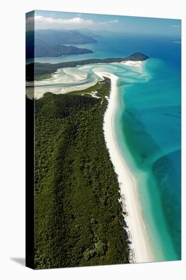 Whitehaven Beach, Australia, Aerial Photograph-null-Stretched Canvas